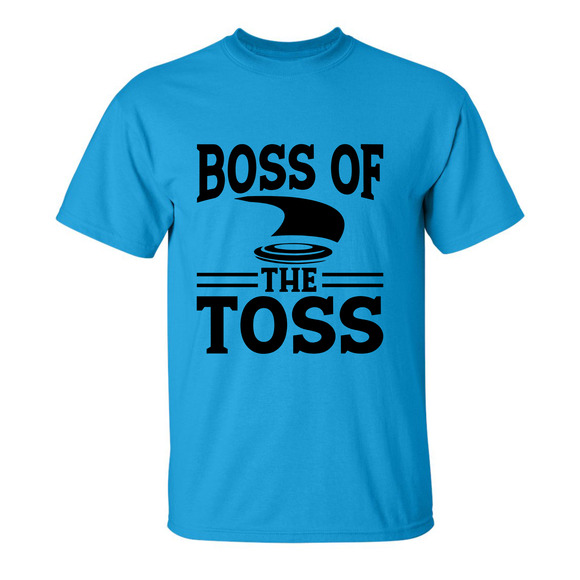 Disc Golf Shirt BOSS of the TOSS Mens Discgolfing Graphic T-Shirt - Picture 1 of 11